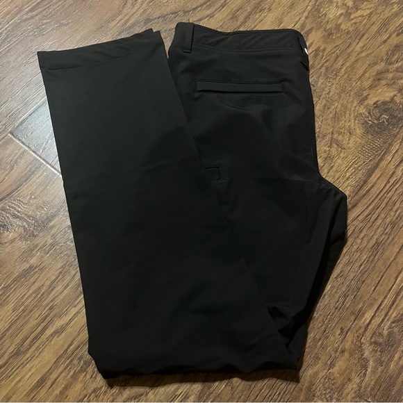 Hi-Tec Cargo Pants Men 32x34 Black Polyester Stretch Straight Hiking Performance - Picture 1 of 6